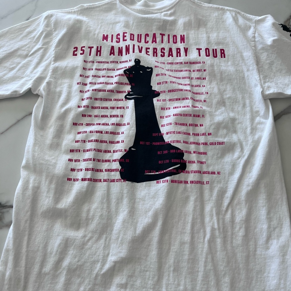 Miseducation Lauren Hill Shirt 25th Tour L